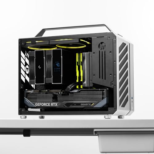 Image of Mechanic Master Cool Cube Series C+MAX Matx case with GPU Length Less Than 380mm / 240 AIO & 162mm Air Cooling Computer Case (Moonlight Silver)