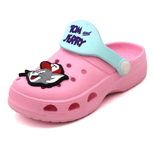 Image of SVAAR Tom & Jerry Kid's Attractive Clogs with Authentic Tom & Jerry Charms and Adjustable Back Strap