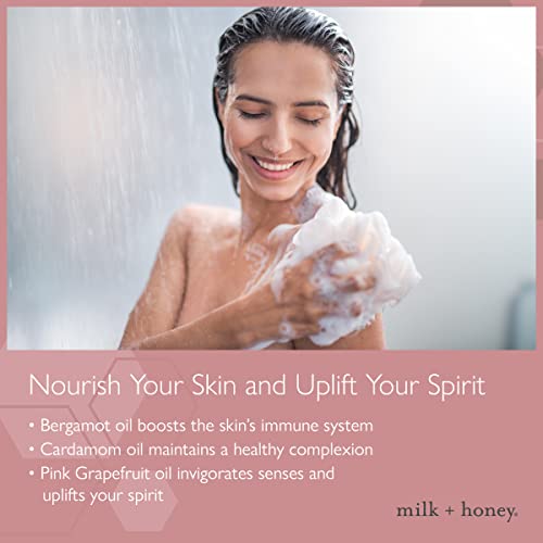 Milk + Honey Gentle Body Wash, No. 16, With Pink Grapefruit, Bergamot, And Cardamom, Body Wash For Women And Men, 12 Oz #TOP2