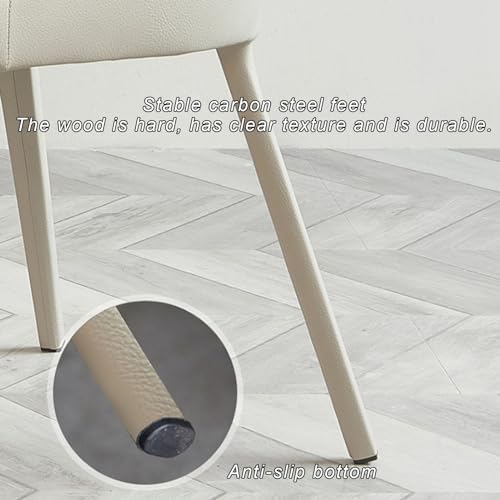Chaise de salle à manger moderne en acier pour éviter le mal de dos - 6