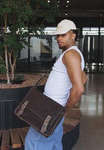 Pasta Lenna's Carteiro Vintage A011 Marrom