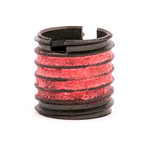 Image of E-Z LOK Threaded Insert for Metal - 319-M6-12L14 Carbon Steel Thread Inserts M6-1.0 Internal Threads, 3 /8-16 External Threads, Pack of 5