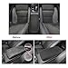 SXCY for 2025 2026 XC40 Armrest Cover for Volvo XC40 2018-2025 2026 Accessories 2025 2026 XC40 Center Console Cover 2025 2026 XC40 Middle Console Cover (Black Line Thin Cover)