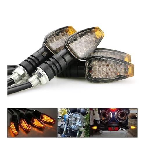 Intermitentes LED para moto con diseño premium y señal trasera alta 2