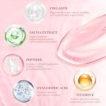 Be Glossy Body Serum for Wrinkles, Anti-Aging Hydrate & Plump With Hyaluronic Acid, Vitamin E, Glycerin and Shea Butte, Peptides, Tighten and Lift Serum 100ML/3.38 Fl Oz - Image 5