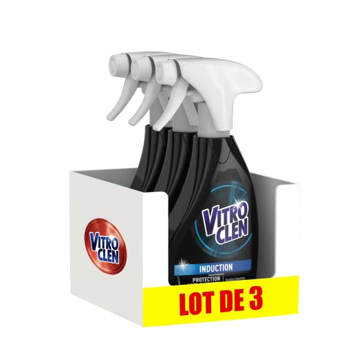 Vitroclen nettoyant plaque induction élimine graisse et traces brûlées