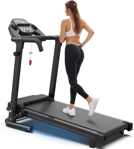 Image of 2.5HP Foldable Treadmill for Home Quiet Folding Running Jogging Machine, 300 LBS