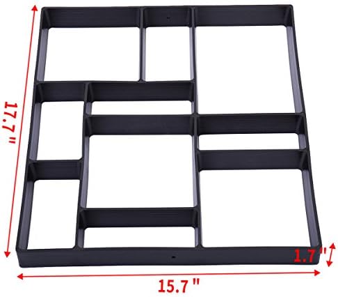 NEW Black Walk Maker 50cm Driveway Paving Pavement Mold Patio Concrete Stepping Stone Path