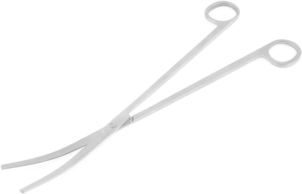 Uxcell トリミングハサミ 水草 便利な使用 軽量 25 水草の切断 在庫一掃売り切りセール ステンレス鋼 Cm長さ シルバートーン 水槽用