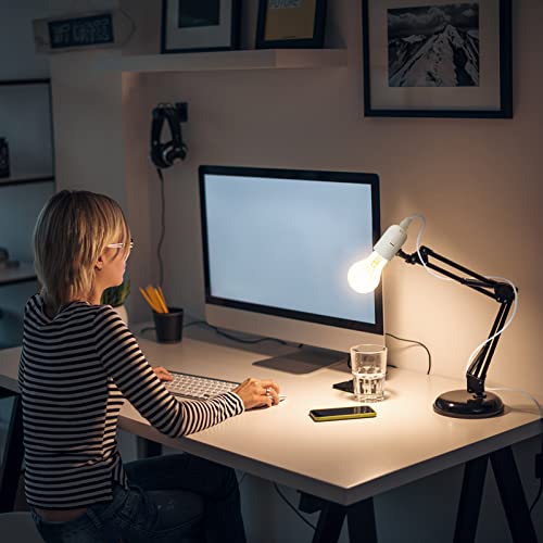 Ticoze Extension Hanging Lantern Cord Cable 20Ft, Pendant Light Cord Lamp Kit Use For Hanging Diy Ceiling Lighting, With On/Off Switch Hanging Light Bulb Cord For Living Room Bedroom 1 Pack - White #TOP4