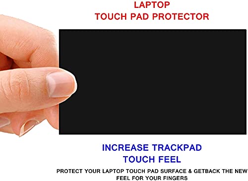 Image of Saco Vinyl Laptop Touchpad Protector Compatible with Dell Inspiron 15 3520 3525 3530 3535 15.6 inch Laptop - Black