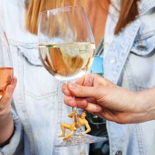 Npw Wine Charmers Themed Reuseable Glass Drink Markers, 4 #TOP3