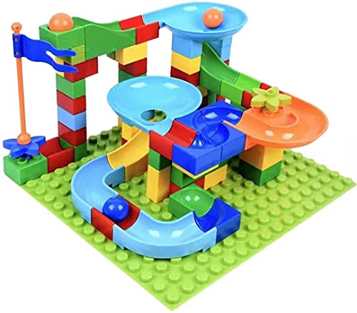 Marble Run Building Blocks, Toy Bricks Set Kids Race Track Compatible with All Major Brands Bulk Bricks .Compatible with All Major Brands Building Brick Gift for Kids Boys Girls-13