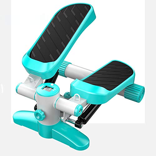 softneco Multifunción Aeróbicos Adelgazar Equipo De Ejercicio,Compacto Swing Stepper para Uso Doméstico,Portátil Máquina De Step para Las Mujeres Verde