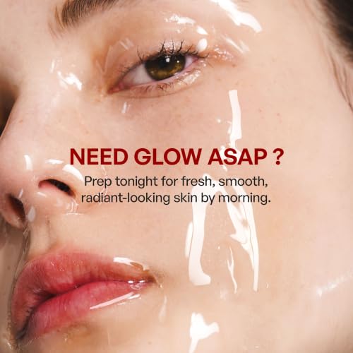 Image of House of B Glow Glutathione 2-Step Face Film Set for Wrinkle Reduction & Skin Tone Enhancement, Shine Your Light with 3 Counts Korean Mask