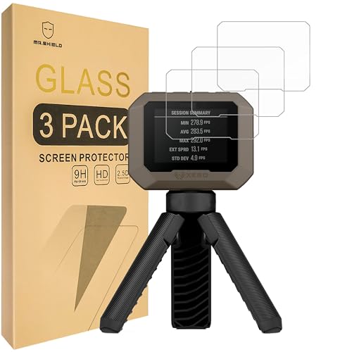 Mr.Shield Screen Protector compatible with Garmin Xero C1 Pro [Tempered Glass] [3-PACK] [Japan Glass with 9H Hardness]