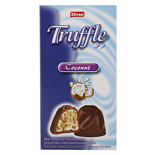 Elvan Truffle Coconut Flavour Chocolate, 2 Kg