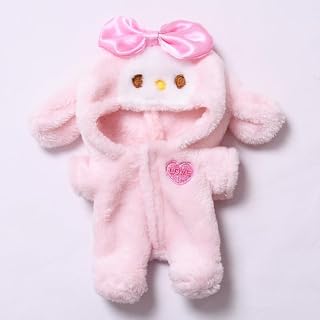 17cm Clothes Set(NO Doll), Hat & Overalls Set for 17cm Accessories Suit,Cute Stylish Clothing Suit for Doll Dress up (Plush Pink) - Amazon product rated Grade A