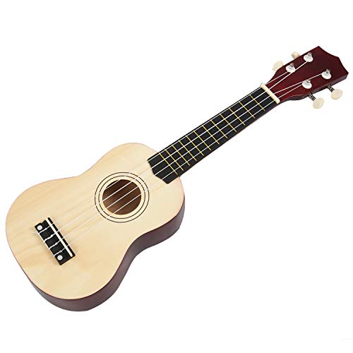 Qtrednrry 21 pouces Ukulele soprano Ukulele guitare 4 cordes hawaienne + Chaine + Plectre pour les debutants cadeau d… - Les Beatles, Paul McCartney, John Lennon, RIngo Starr, George Harrison Qtrednrry 21 pouces Ukulele soprano Ukulele guitare 4 cordes hawaienne + Chaine + Plectre pour les debutants cadeau d… – Image 3