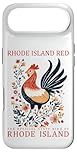 Rhode Island Red State Bird Rooster Folk Art Case for iPhone Air
