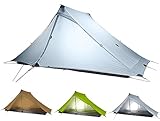 ROOMEDAL 3F UL Gear Lanshan PRO Lanshan - Tienda de campaña ultraligera para 4 estaciones para 2 personas, tiendas profesionales impermeables para camping, senderismo, kayak, escalada, senderismo