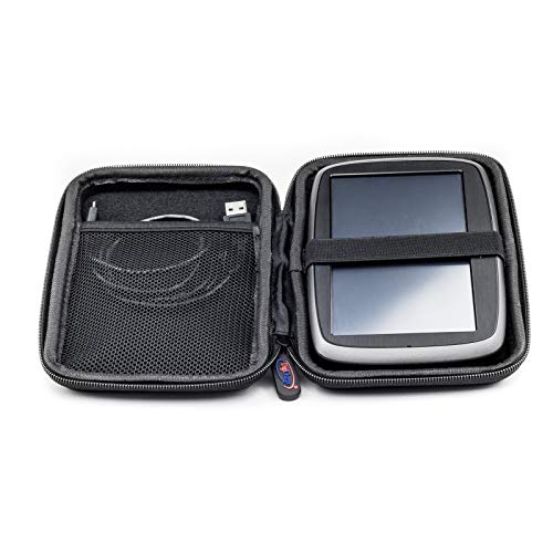 Digicharge Slim Hard Carry Case for Tomtom Go Basic 6" Essential 6 Inch 6200 6250 6100 Go 620 610 Start Via 62 Go Camper GO 61 Go Professional Trucker 6000 Tom Tom BV Go Basic 6 Inch with Hand Strap