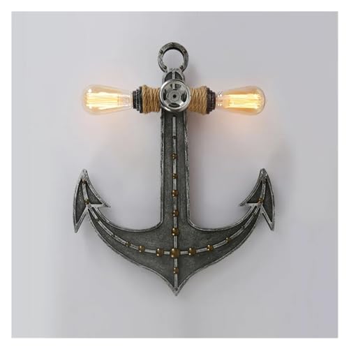 Applique murale LED industrielle double tête E27 pour intérieur - 2