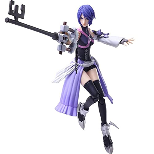 XYZLEO Kingdom Hearts Aqua Anime Figura de acción 15.5 CM PVC Figuras coleccionables Modelo Estatua...