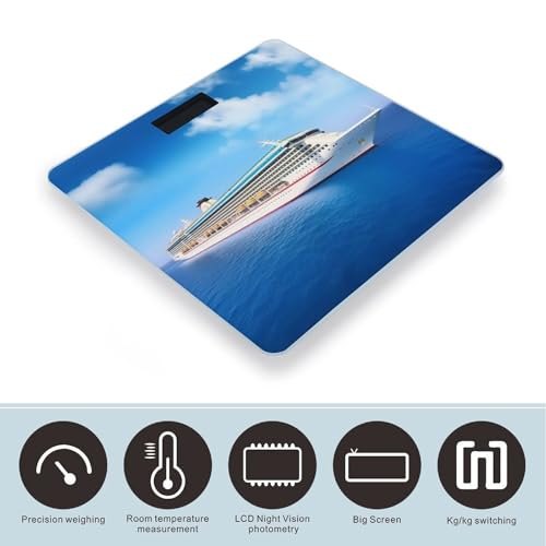 Báscula digital de baño con vidrio templado 400 lb FodPand miniatura 3