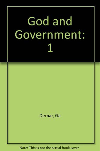 God and Government 0943497973 Book Cover