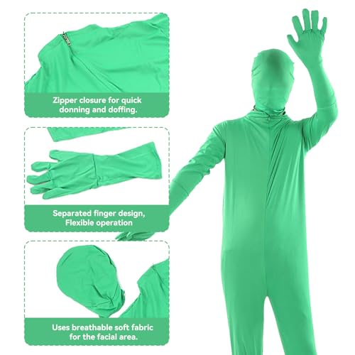 Body vert incrustation 160cm de conception fendue pour vidéo