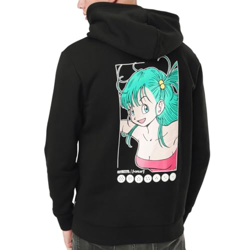Sudadera con capucha con cremallera para hombre Dragon Ball Z Goku, Negro , S