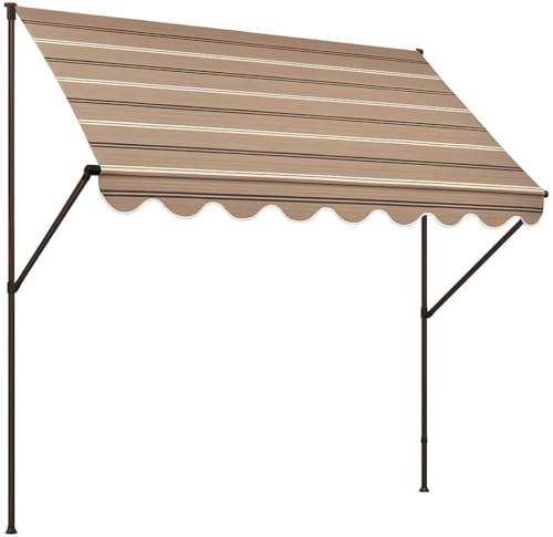 Angerer Tendone Tenda da Sole, Beige, 150x200x225 cm