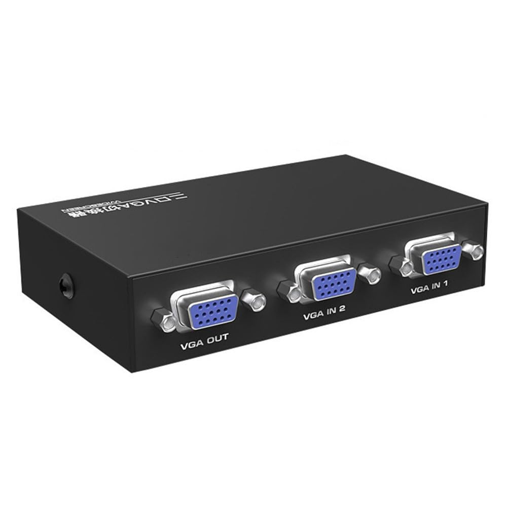 2 porte VGA Video switcher 2 in 1 Out 1 in 2 Out bidirezionale Condivisione Video Mutua Computer Host Esterno VGA TV Monitor Proiettore Selettore Switch Box 1 Host alla volta