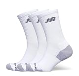 New Balance Everyday Crew Socks Socken 3er Pack (DE/NL/SE/PL, Numerisch, 43, 46, Regular, Regular, white)