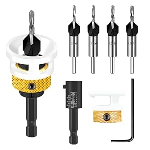 Kadio KA-9852 Holz Kegelsenker Bohrer Set 1Set