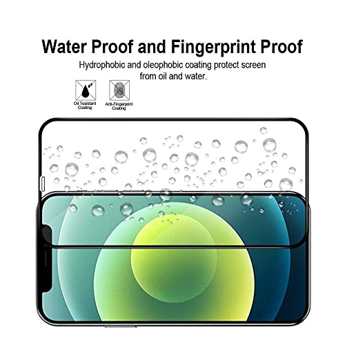 Image of STP FEEL [2 Pack Military Grade Premium Tempered Glass For iPhone 12 Mini (5.4 Inch) Edge to Edge Super Tough 9H Hardness Screen Protector Guard with Easy Installation Kit