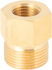 Adaptateur En Laiton - Filetage M14x1.5 Femelle Vers M16x1.5 Mâle - Pour Jauges Et Tuyauterie