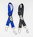 2PET (2 pack) Seat Belt Adjustable Strap Safety Belt Dog Leash Seatbelt Harness Clip Blue-Black