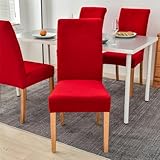 Housses de chaise de salle à manger pour des occasions polyvalentes telles que des chaises de cuisine, des chaises de salle à manger, des chaises de bar, etc. Les housses de coussin de siège de chaise décoratives amovibles peuvent être utilisées dans les restaurants, les cuisines, les hôtels, les restaurants, la décoration de la maison, etc. significatif et savourez un repas convivial