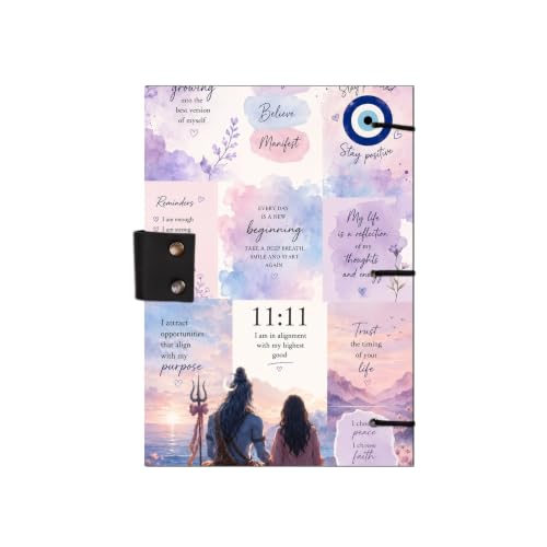 Image of Shiv 11:11 Diary Notebook 7x5 Inch 160 Pages Unruled Journal for Writing