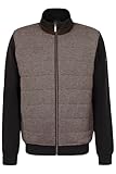 Pas de motif bugatti 8700-65054B Veste de survêtement, Marron, L Homme