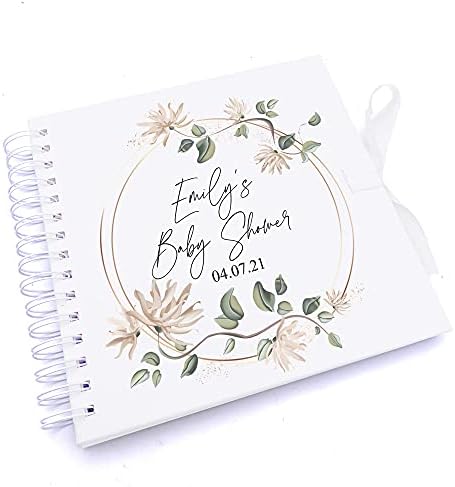 Personalised Baby Shower Scrapbook Photo album