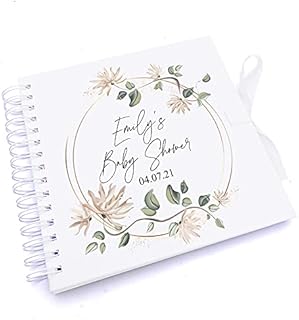 Personalised Baby Shower Scrapbook Photo album