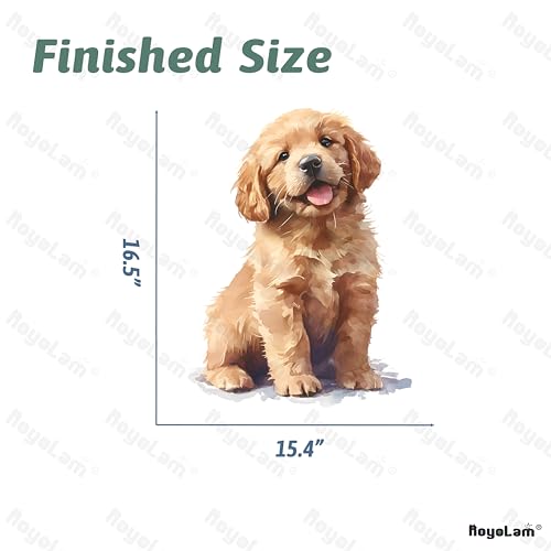 Vinilo Decorativo Perrito Golden Retriever Removible miniatura 5