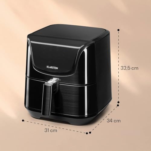 Klarstein Heißluftfritteuse, Sparsamer Airfryer, Fritteuse, Heißluft-Fritteuse für Knusprige Pommes, Air Fryer mit 1700 Watt… – Ansicht 6