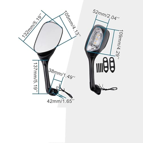 Espejo retrovisor con intermitente Suzuki SV650 2003-2008 y SV1000 4