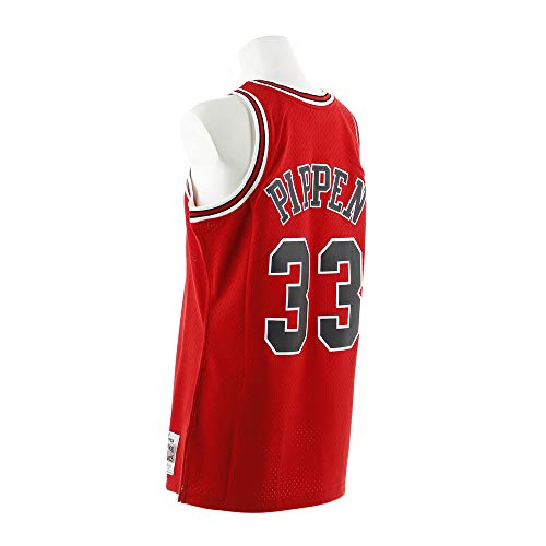Mitchell & Ness Scottie Pippen Chicago Bulls Nba Throwback Hwc Jersey - Red #TOP3