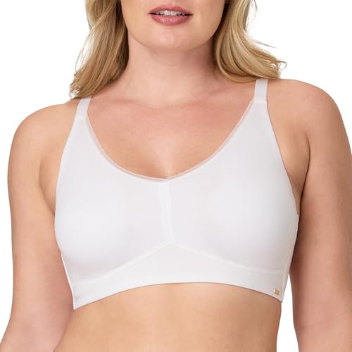 Bali Women's Wireless Bra, Cotton Collection Full-Coverage Bra for Women, ...