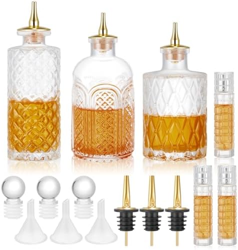 Amazon.com: Teenyyou 6 Pcs Bitters Bottle Set Include 3 Sizes Bitter ...